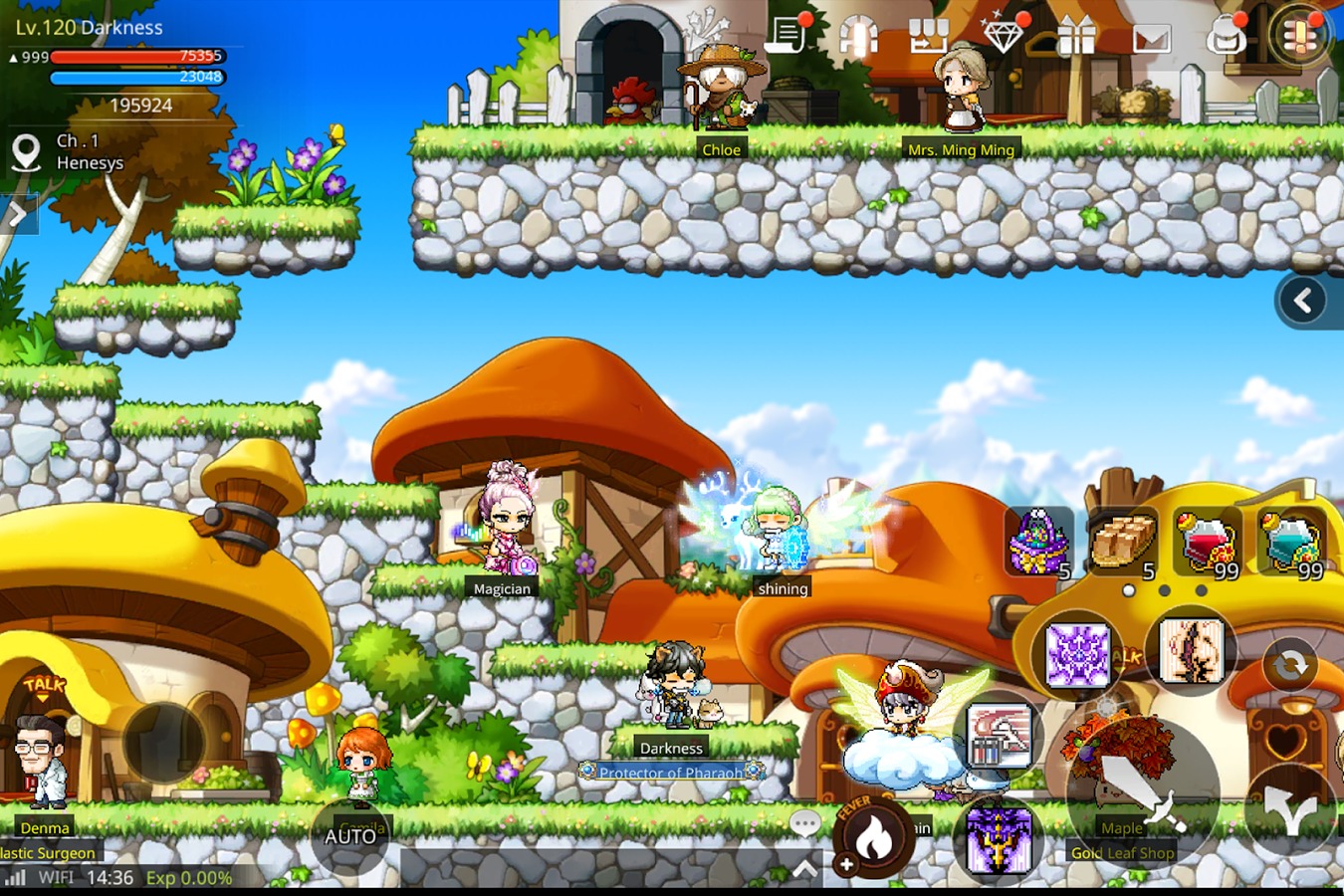 Le mmorpg MapleStory lance la beta de sa version mobile : MapleStory M