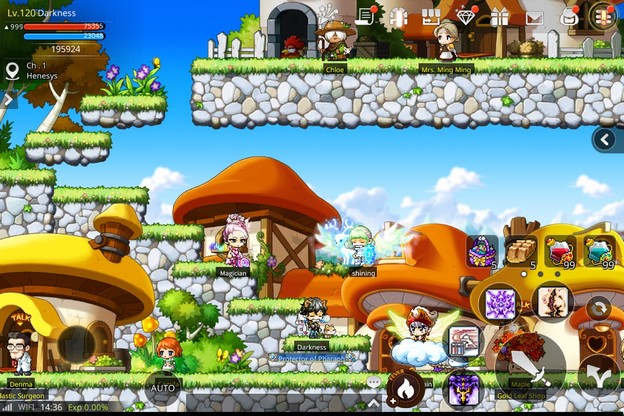  maplestory m  pour mobile beta version